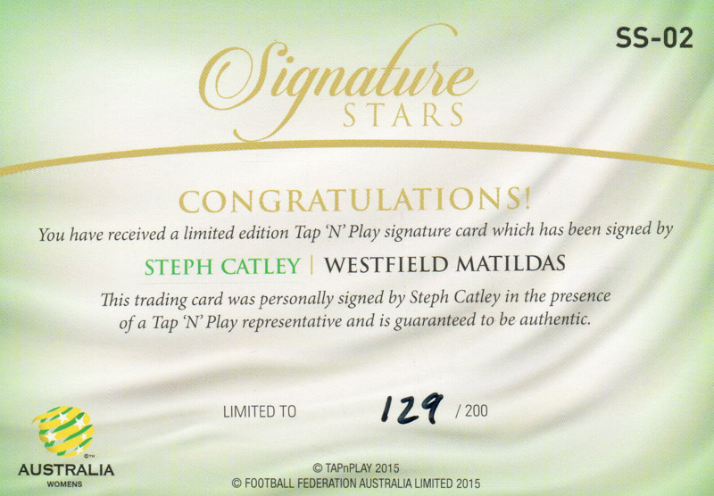 Steph Catley back