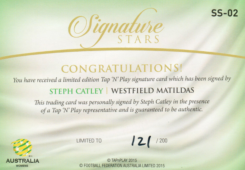 Steph Catley back