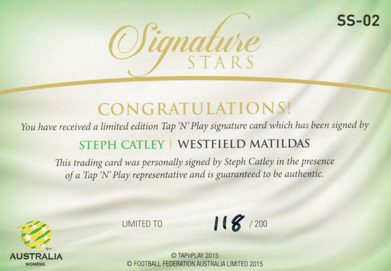 Steph Catley back