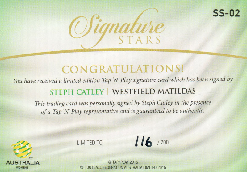 Steph Catley back