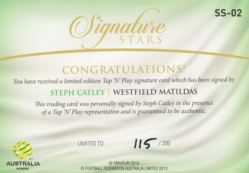 Steph Catley back