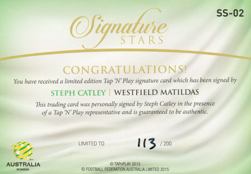 Steph Catley back