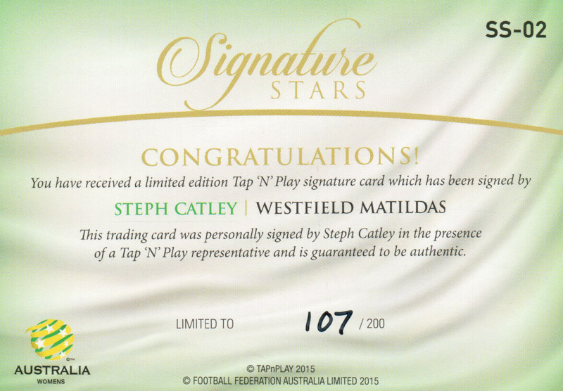 Steph Catley back