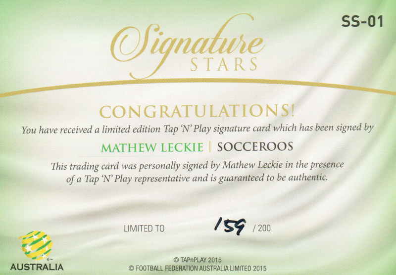 Mathew Leckie back