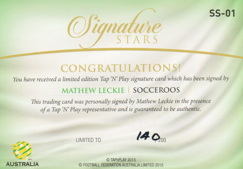 Mathew Leckie back