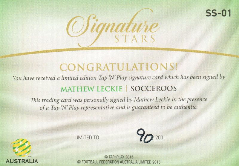 Mathew Leckie back
