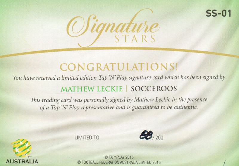 Mathew Leckie back