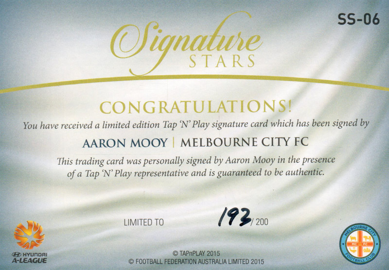 Aaron Mooy back