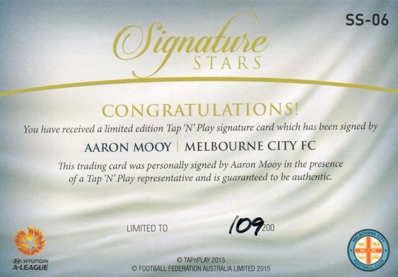 Aaron Mooy back