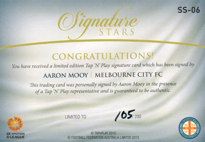 Aaron Mooy back