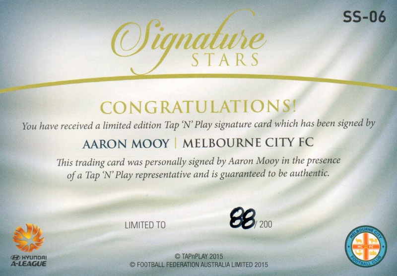 Aaron Mooy back