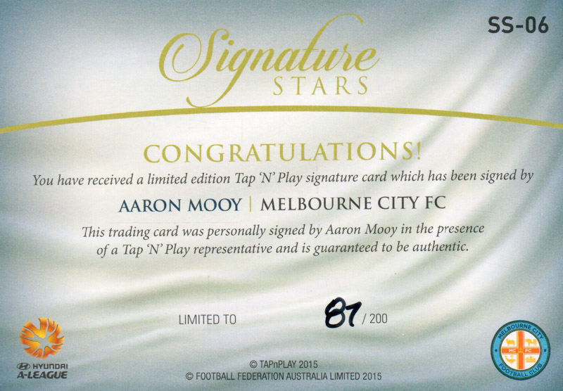 Aaron Mooy back