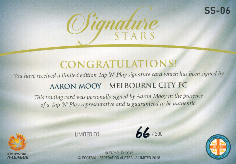 Aaron Mooy back