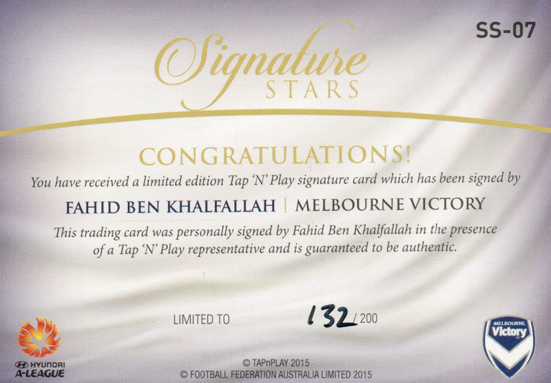 Fahid Ben Khalfallah back