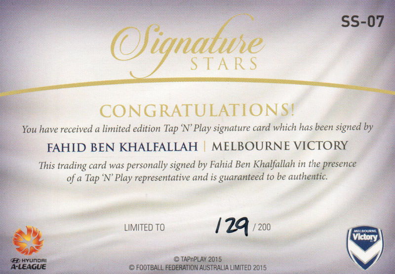 Fahid Ben Khalfallah back