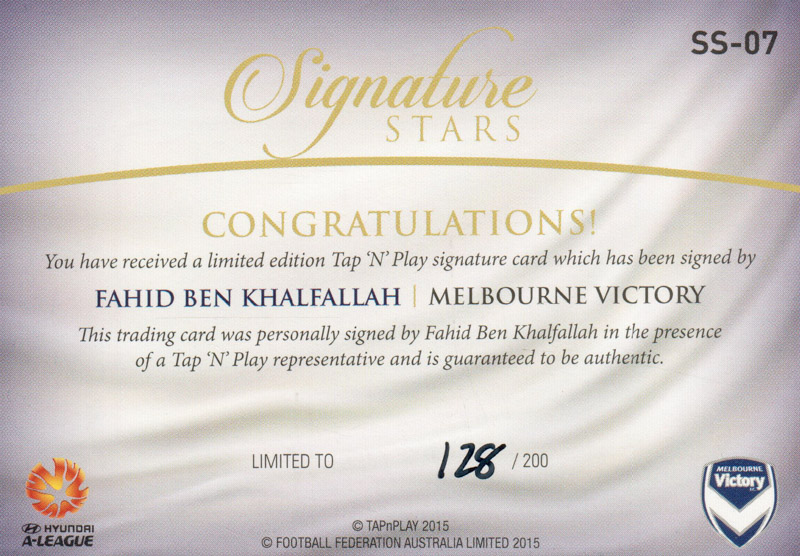 Fahid Ben Khalfallah back
