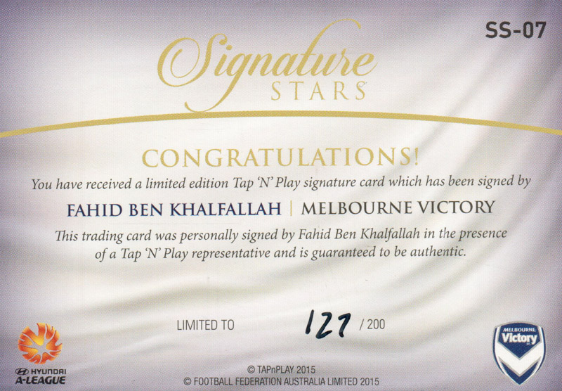 Fahid Ben Khalfallah back