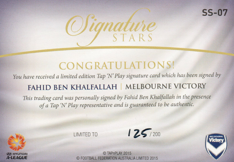 Fahid Ben Khalfallah back