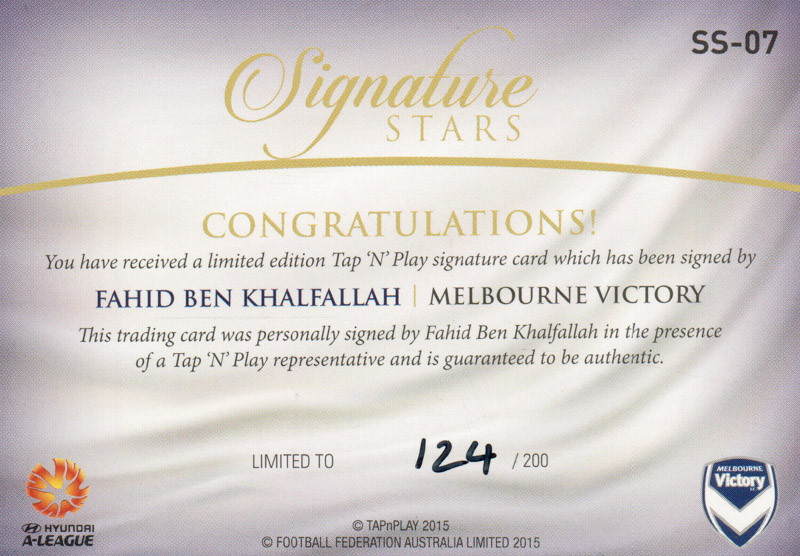 Fahid Ben Khalfallah back