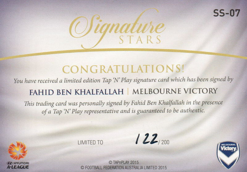 Fahid Ben Khalfallah back