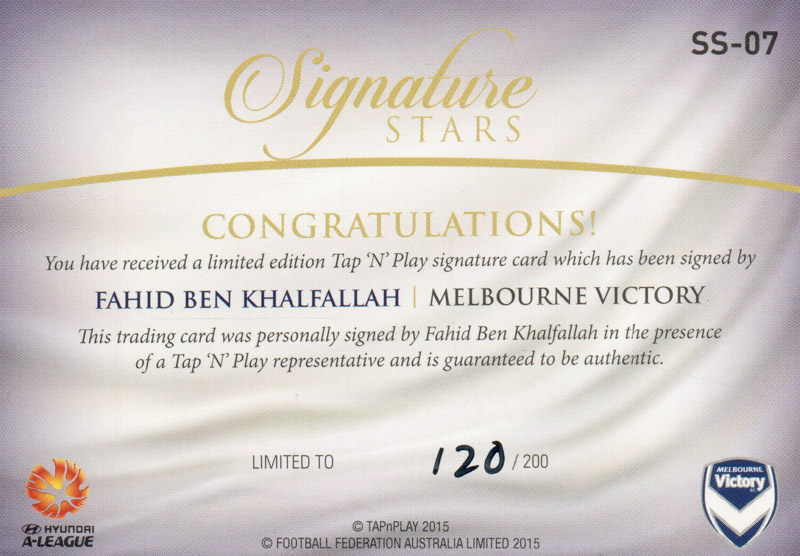 Fahid Ben Khalfallah back