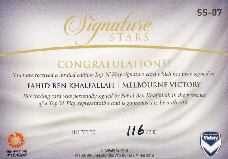Fahid Ben Khalfallah back