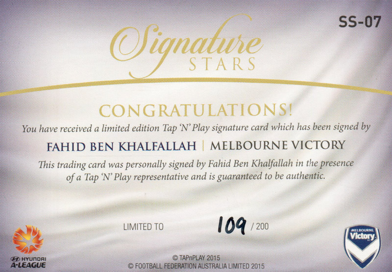 Fahid Ben Khalfallah back