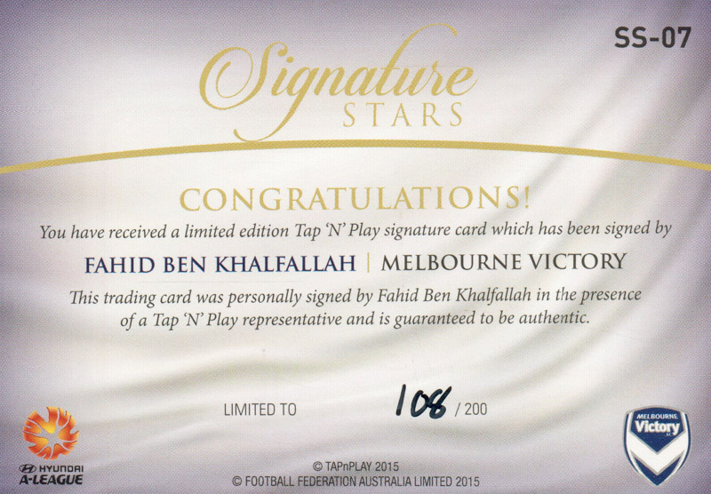 Fahid Ben Khalfallah back