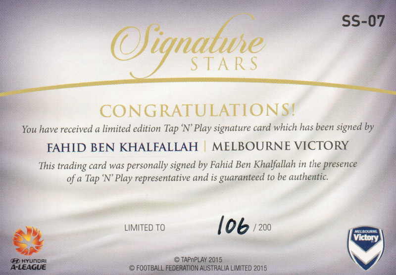 Fahid Ben Khalfallah back