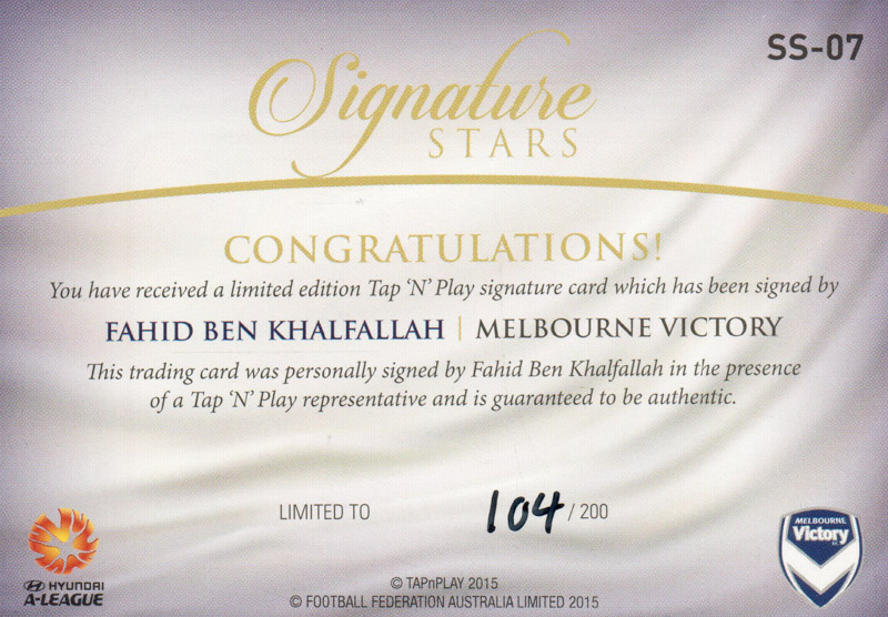Fahid Ben Khalfallah back