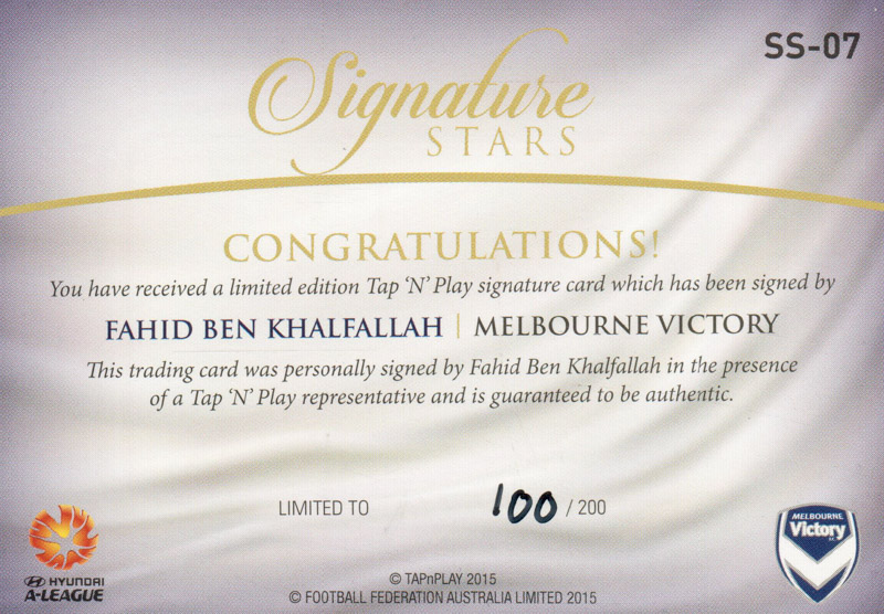 Fahid Ben Khalfallah back