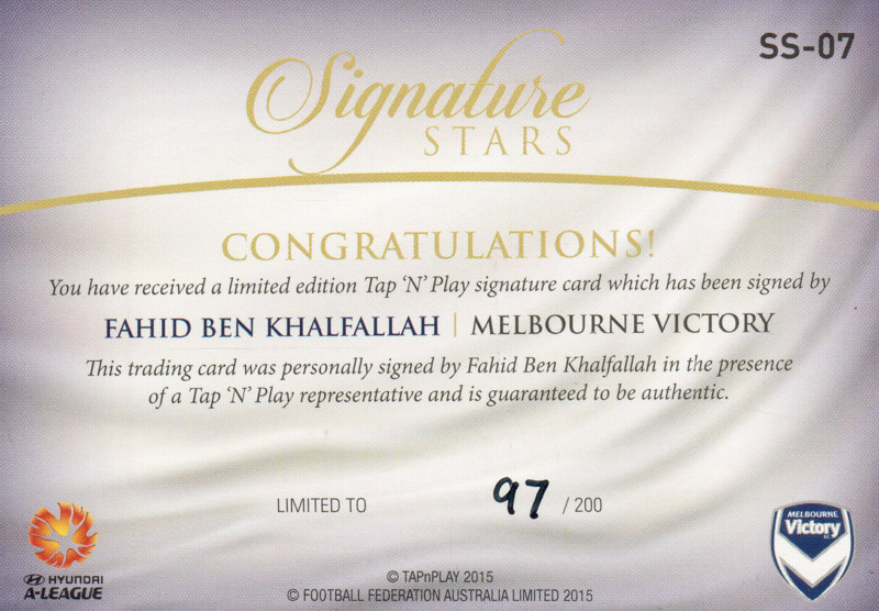 Fahid Ben Khalfallah back
