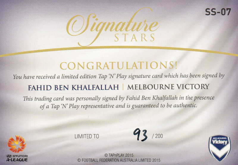 Fahid Ben Khalfallah back