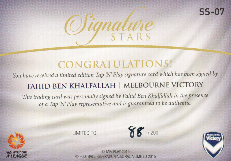 Fahid Ben Khalfallah back