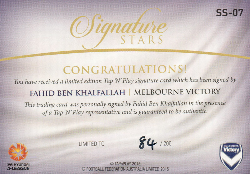 Fahid Ben Khalfallah back