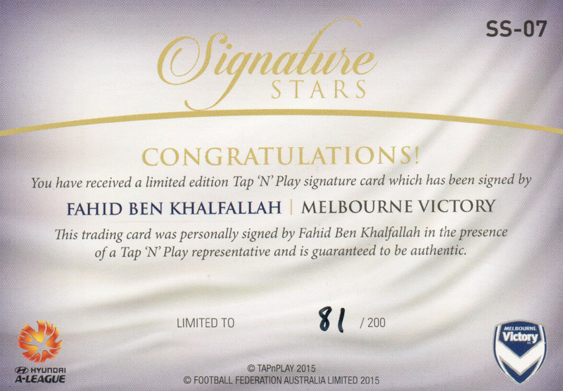 Fahid Ben Khalfallah back