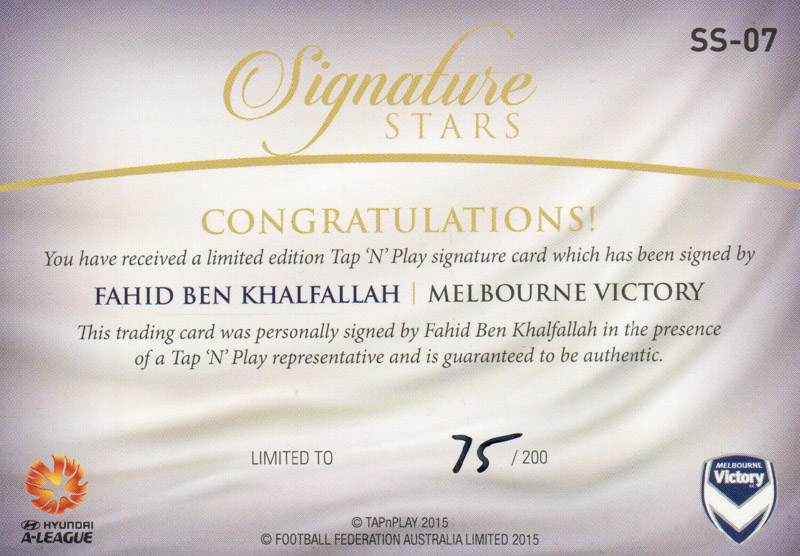 Fahid Ben Khalfallah back