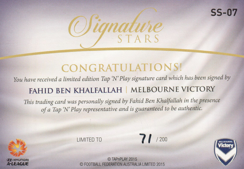 Fahid Ben Khalfallah back