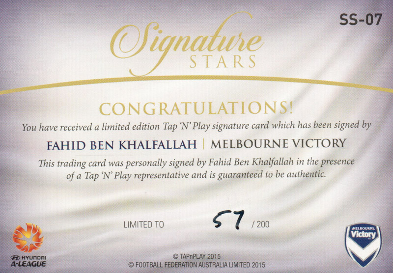 Fahid Ben Khalfallah back
