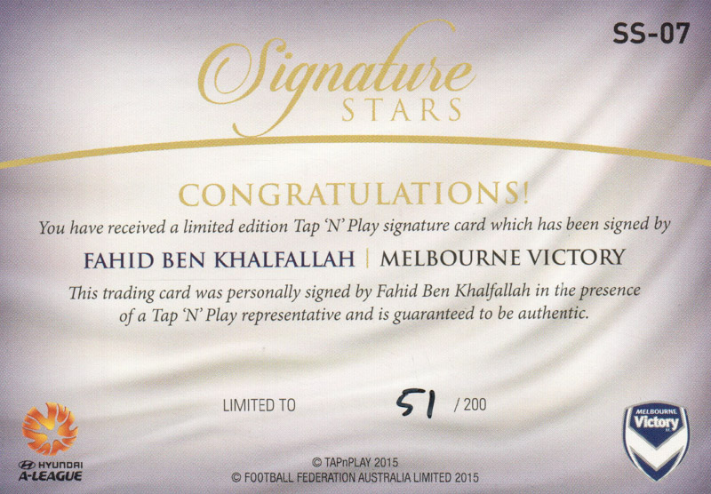 Fahid Ben Khalfallah back