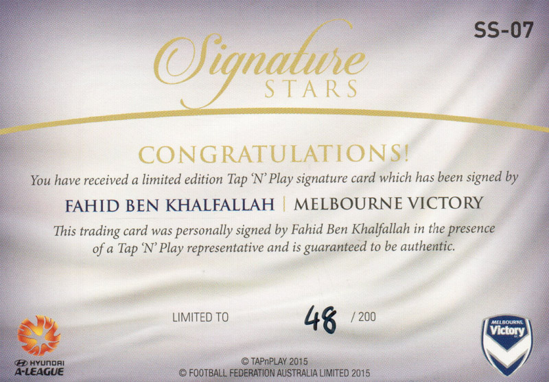 Fahid Ben Khalfallah back