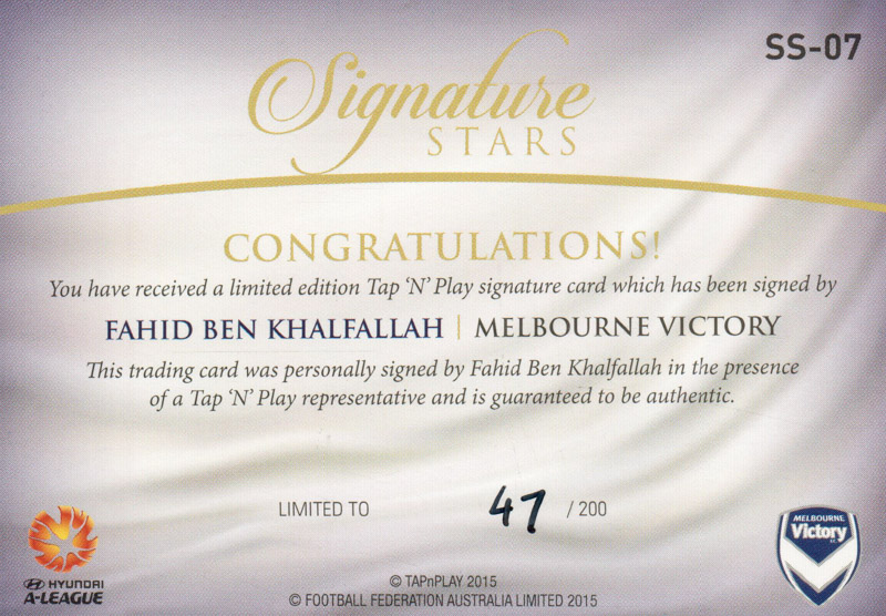 Fahid Ben Khalfallah back