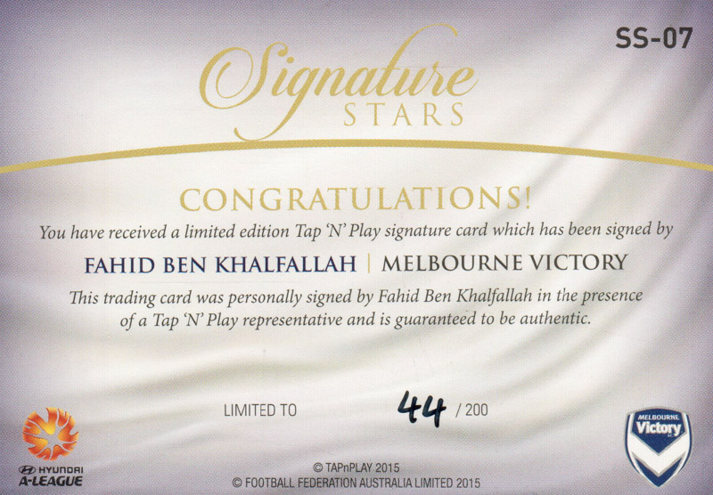 Fahid Ben Khalfallah back