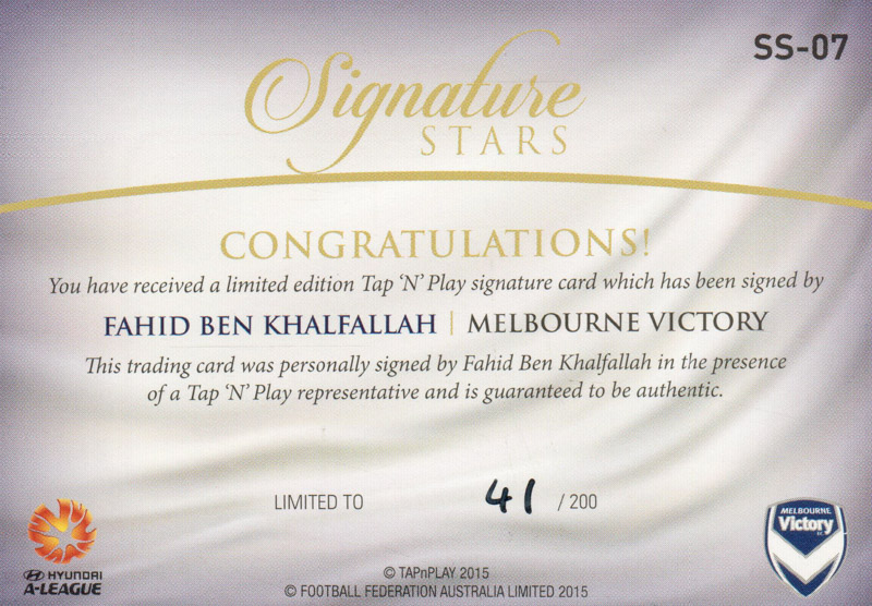 Fahid Ben Khalfallah back