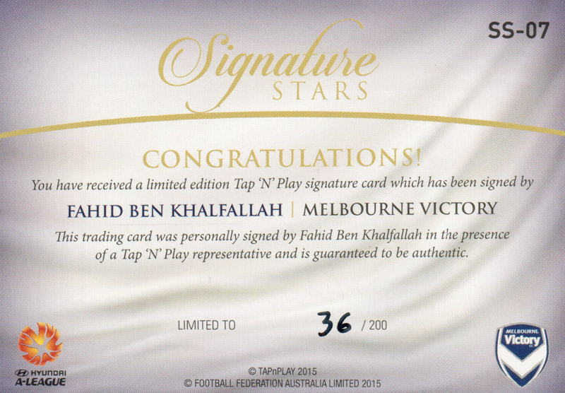 Fahid Ben Khalfallah back
