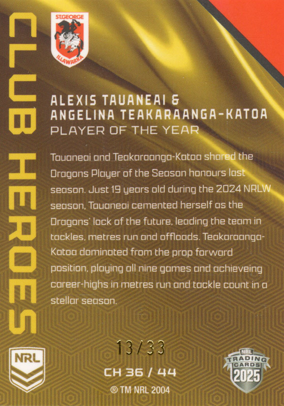Alexis Tauaneai & Angelina Teakaraanga-Katoa back