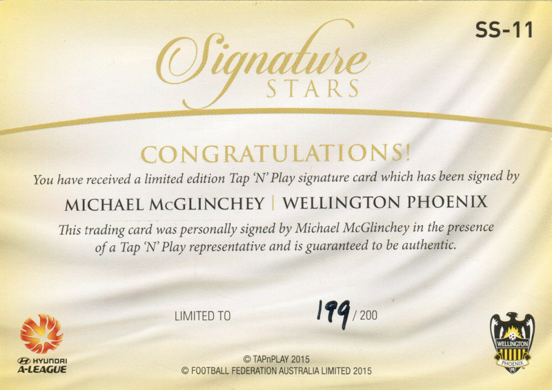 Michael McGlinchey back