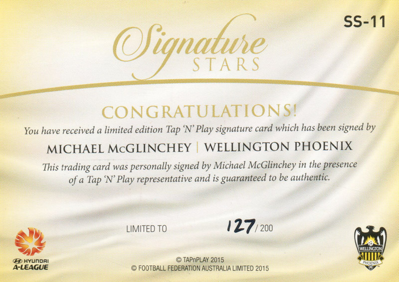 Michael McGlinchey back