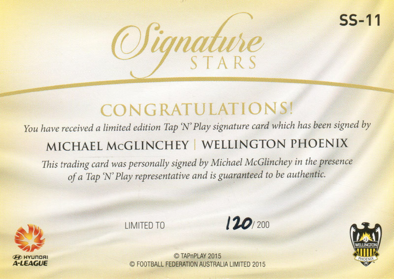 Michael McGlinchey back