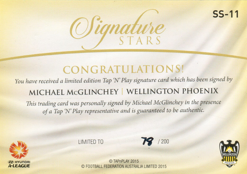 Michael McGlinchey back
